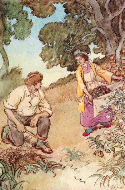 Illustrasjon for J M Barrie The Admirable Crichton av Hugh Thomson