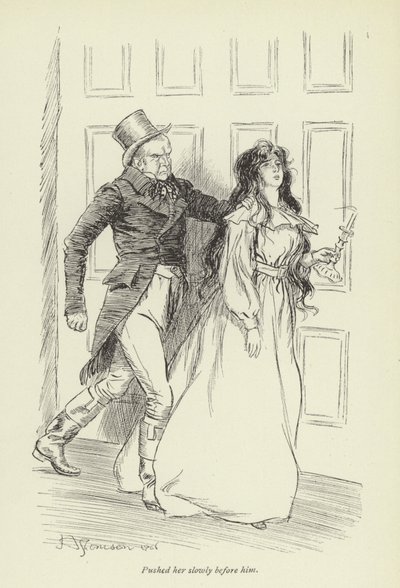 Illustrasjon for Janets Repentance av George Eliot av Hugh Thomson