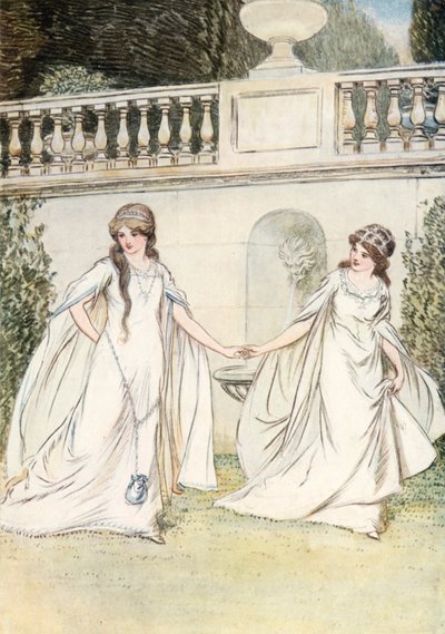Illustrasjon for Shakespeares As You Like It av Hugh Thomson