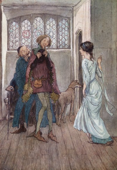 Illustrasjon for The Merry Wives of Windsor av Hugh Thomson