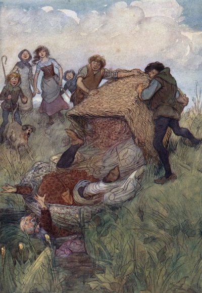 Illustrasjon for The Merry Wives of Windsor av Hugh Thomson