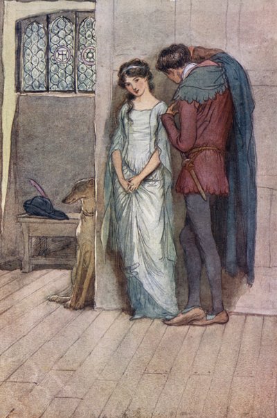 Illustrasjon for The Merry Wives of Windsor av Hugh Thomson