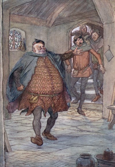 Illustrasjon for The Merry Wives of Windsor av Hugh Thomson
