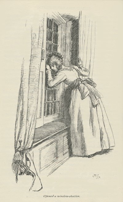 Åpnet en vinduslukker, 1896 av Hugh Thomson