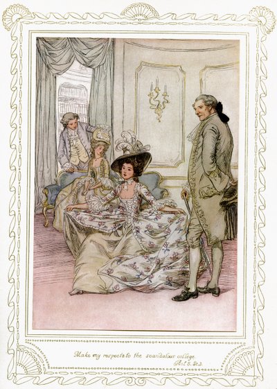 Richard Brinsley Sheridans skuespill av Hugh Thomson