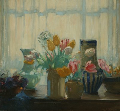 Blomster i vinduet av Hugh Wallis