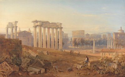 Utsikt over Forum i Roma av Hugh William Grecian Williams