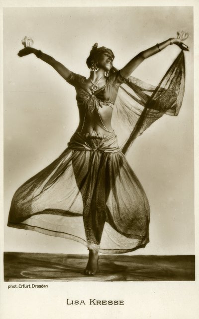 Lisa Kresse / fotopostkort av Hugo Erfurth