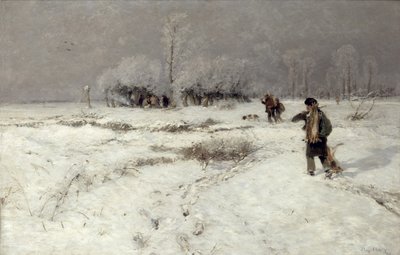Jakt i snøen av Hugo Muhlig