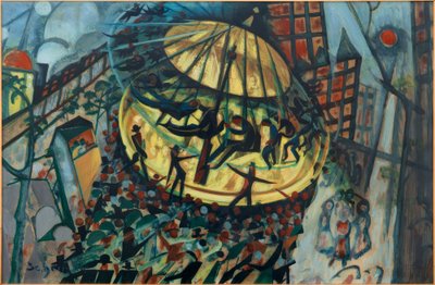 Wurstelprater av Hugo Scheiber