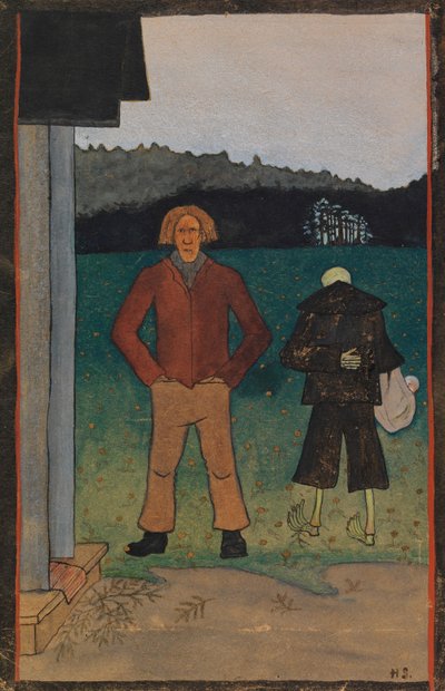 Døden og bonden av Hugo Simberg