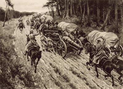 Vestfronten litho av Hugo Ungewitter