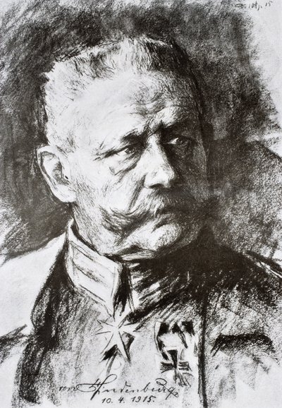 General Paul von Hindenburg av Hugo Vogel
