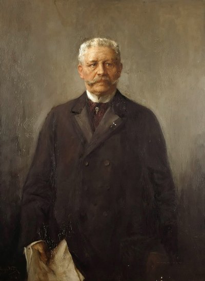 Portrett av Paul von Hindenburg 1847-1934, 1926. av Hugo Vogel