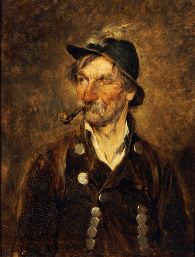 Den gamle jegeren, 1879 av Hugo Wilhelm Kauffman
