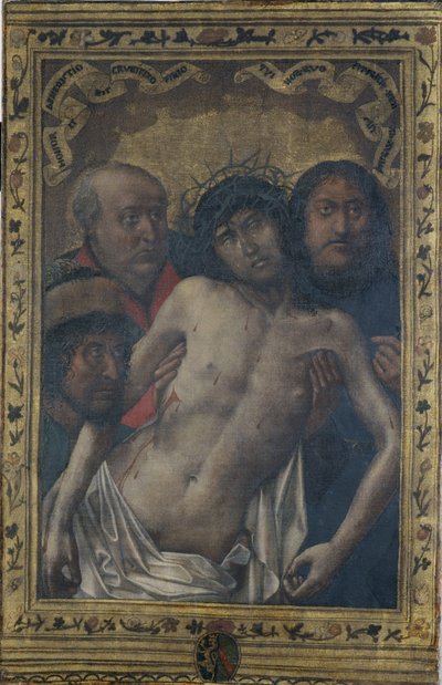 Se mannen, ca. 1500 (tempera på lerret) av Hugo van der Goes