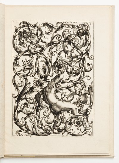 Plate 3, fra Various Designs for Locksmiths av Hugues Brisville