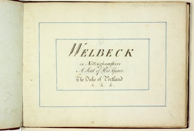 Rød bok: Welbeck av Humphry Repton
