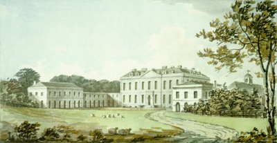 Rød bok for Sheringham Hall, ca. 1812 av Humphry Repton
