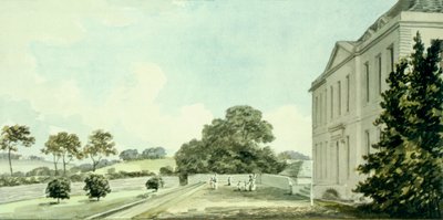 Rød bok for Sheringham Hall, ca. 1812 av Humphry Repton