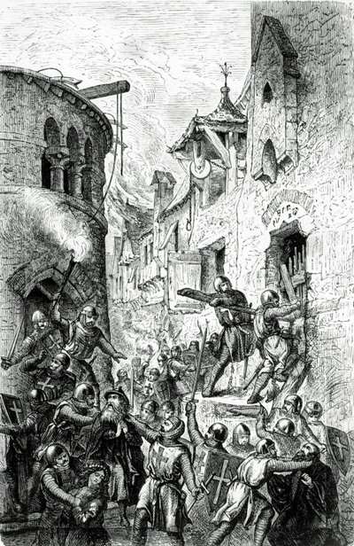 Antisemittisme og jødeforfølgelse av korsfarere, 1881 av Hungarian School