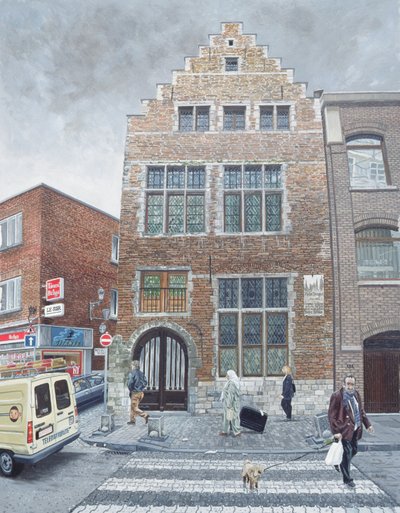 Pieter Brueghels House i Brussel, 1996 av Huw S. Parsons