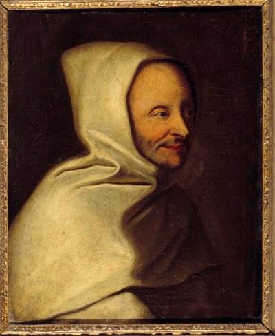 Portrett av Armand the Bouthiller de Rance, abbede av Trappe (1626-1700), grunnlegger av Trappistordenen Maleri etter Hyacinthe Rigaud (1659-1743) 1600-tallets søn. 0,4x0,32 m Chantilly, Musee Conde av Hyacinthe (after) Rigaud