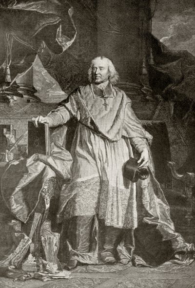 Jacques Benigne Bossuet, gravert av Pierre Imbert Drevet, fra 