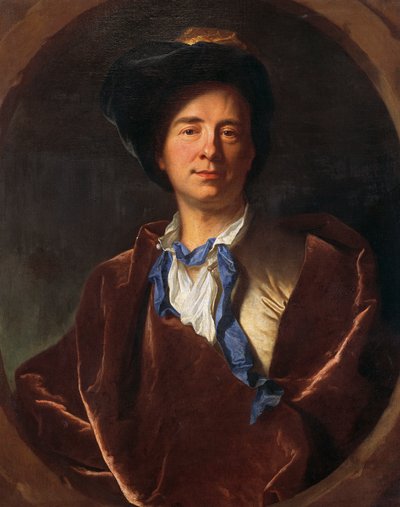 Portrett av Bernard Le Bovier de Fontenelle (Rouen av Hyacinthe Francois Rigaud