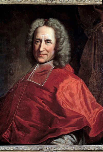 Portrett av kardinal Guillaume Dubois, Archveque of Cambrai (1656-1723) Maleri av Hyacinthe Rigaud (1659-1743). 18. århundre. Brives. Musee Labenche - Portrett av kardinal Guillaume Dubois, erkebiskop av Cambrai (1656-1723). Maleri av Hyacinthe Rig av Hyacinthe Francois Rigaud