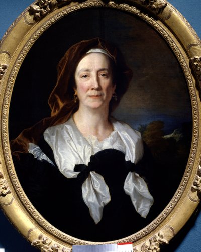 Portrett av Marie Serre, mor til kunstneren Maleri av Hyacinthe Rigaud (1659-1743) 1695 Søn. 0,79x0,61 m Taon, slott Fontaine Henry. av Hyacinthe Francois Rigaud
