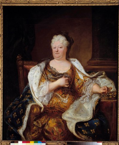 Portrett av prinsesse Palatine Charlotte Elisabeth de Baviere av Hyacinthe Francois Rigaud