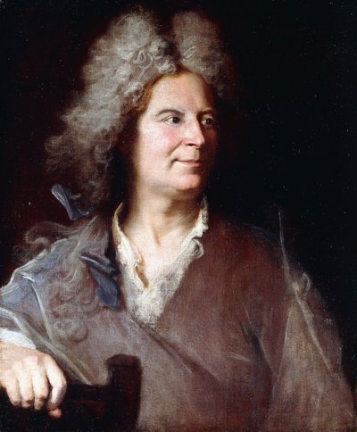 Portrett av en skulptør, sies å være Robert Le Lorrain av Hyacinthe Francois Rigaud
