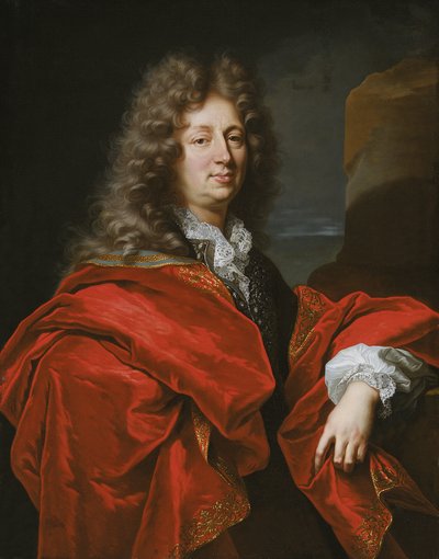 Portrett av en gentleman av Hyacinthe Francois Rigaud