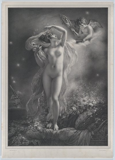 Danaë, 1824. av Hyacinthe Louis Victor Jean Baptiste Aubry