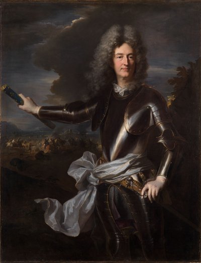 Portrett av marskalk Charles-Auguste de Matignon av Hyacinthe Rigaud