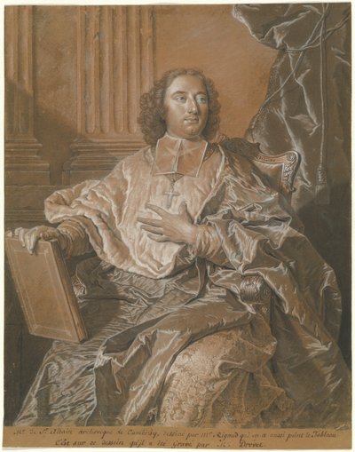 Monseigneur Charles de Saint-Albin, erkebiskop av Cambrai av Hyacinthe Rigaud