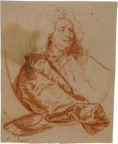 Portrett av maleren Charles de la Fosse (1636-1716) av Hyacinthe Rigaud