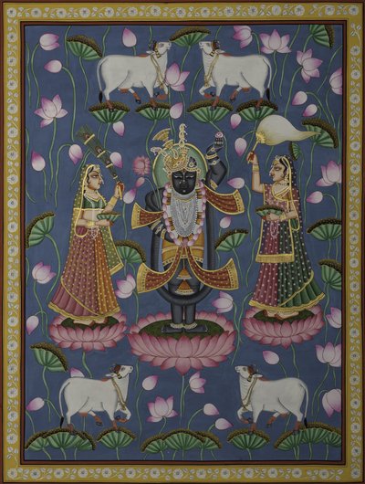 Guddommelig tilbedelse av Krishna av IMAGINEERS STUDIO