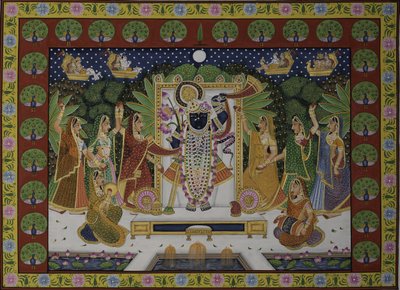 Gopis som tilber Krishna av IMAGINEERS STUDIO