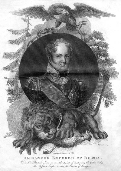 Alexander I, keiser av Russland 1777-1825, 1816. av I. Brown