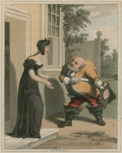 Illustrasjon fra Hudibras av Samuel Butler av I Clark