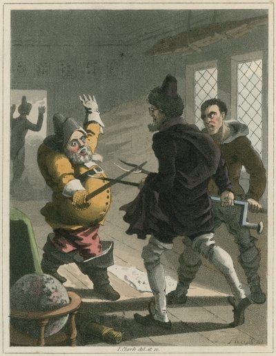 Illustrasjon fra Hudibras av Samuel Butler av I Clark