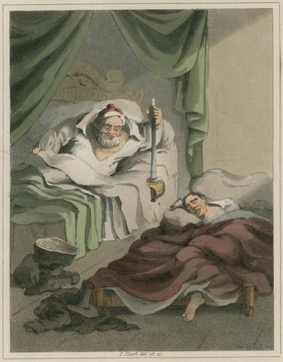 Illustrasjon fra Hudibras av Samuel Butler av I Clark