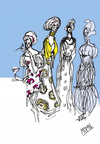Elegant feststil for damer av Ida Publishing