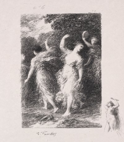 Bacchus. av Ignace Henri Jean Fantin Latour