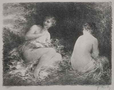 Badende, 1899. av Ignace Henri Jean Fantin Latour