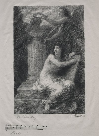 Til Berlioz. av Ignace Henri Jean Fantin Latour