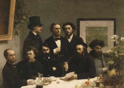 Ved bordet, 1872 av Ignace Henri Jean Fantin Latour