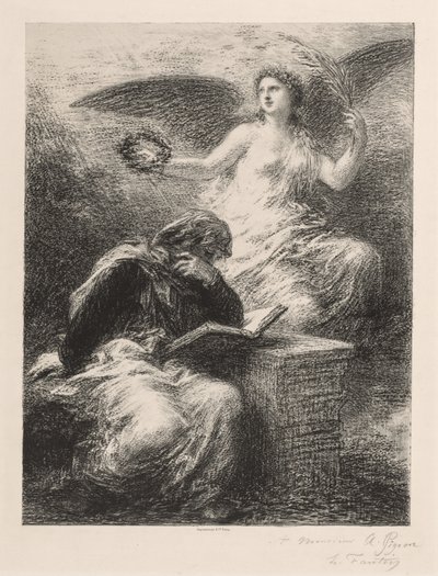Glory, 1890. av Ignace Henri Jean Fantin Latour